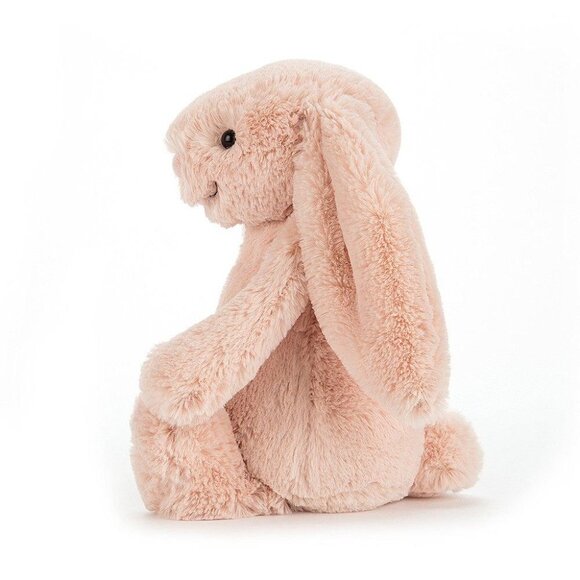 Original Jellycat Bashful Blush Bunny PINK TAIL Hard to Find BAS3BLU - Picture 3 of 5